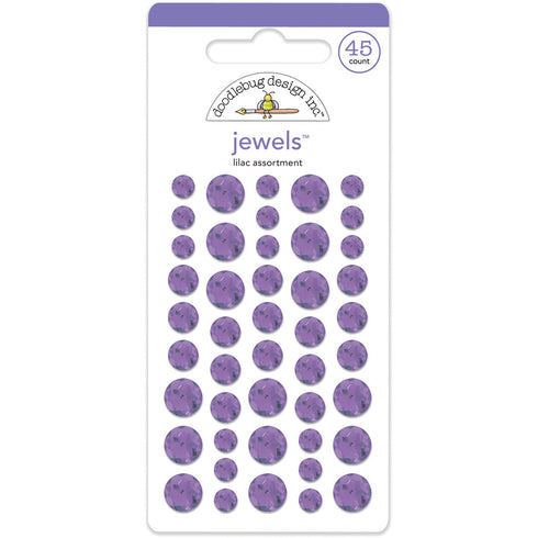 LILAC ADHESIVE JEWELS